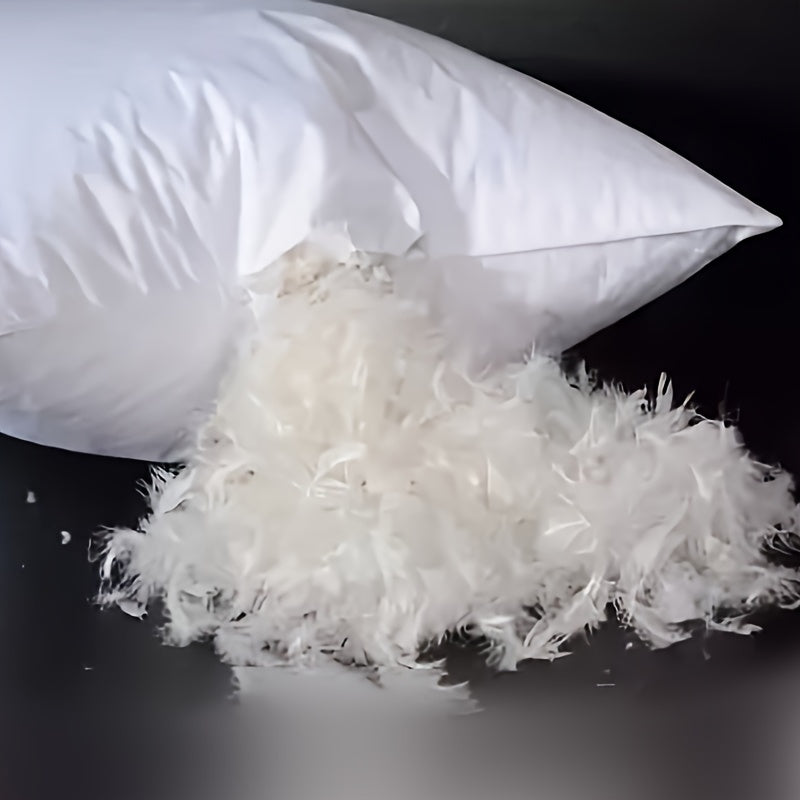 Ultra-Soft Goose Down Pillow – 95% Goose Down Fill with 100% Cotton Cover, Ideal for Home and Hospitality, All-Season Comfort