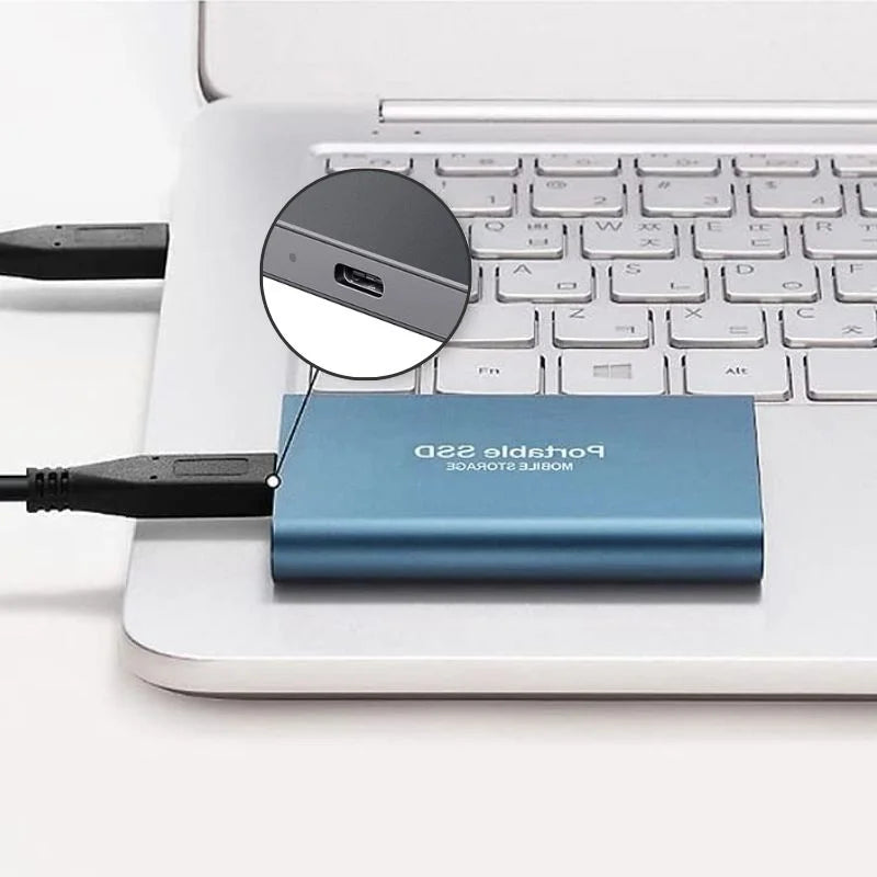 High-Speed External SSD – Compact USB 3.1 Storage for Reliable Data Backup