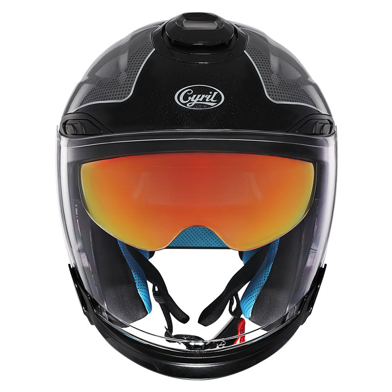 Unisex Motorcycle Helmet Lightweight ABS Dual Visor Aerodynamic Design