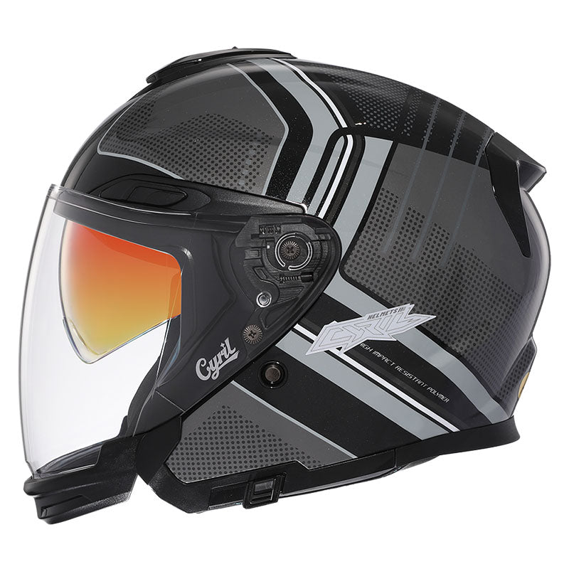 Unisex Motorcycle Helmet Lightweight ABS Dual Visor Aerodynamic Design