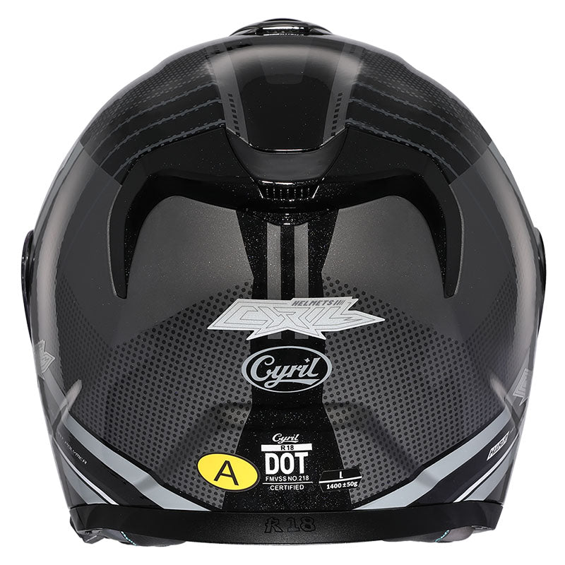 Unisex Motorcycle Helmet Lightweight ABS Dual Visor Aerodynamic Design