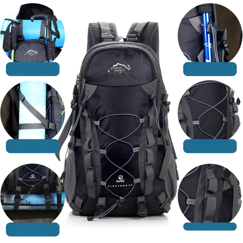 SummitGuard Pack – Lightweight & Water-Resistant Trekking Backpack for Enhanced Carrying Comfort
