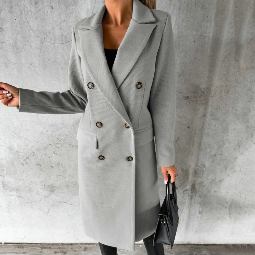 Luciana | Elegant Women's Long Trench Coat – Classic Style with Lasting Comfort