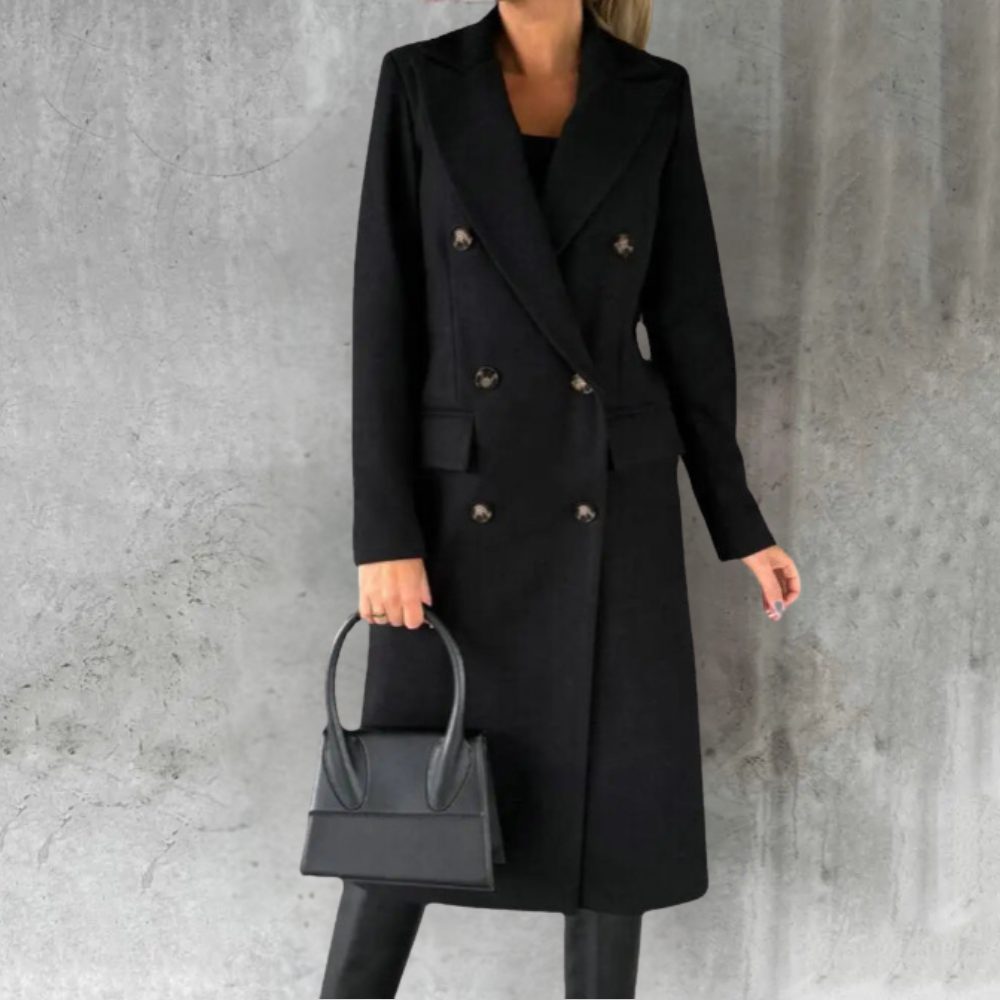 Luciana | Elegant Women's Long Trench Coat – Classic Style with Lasting Comfort