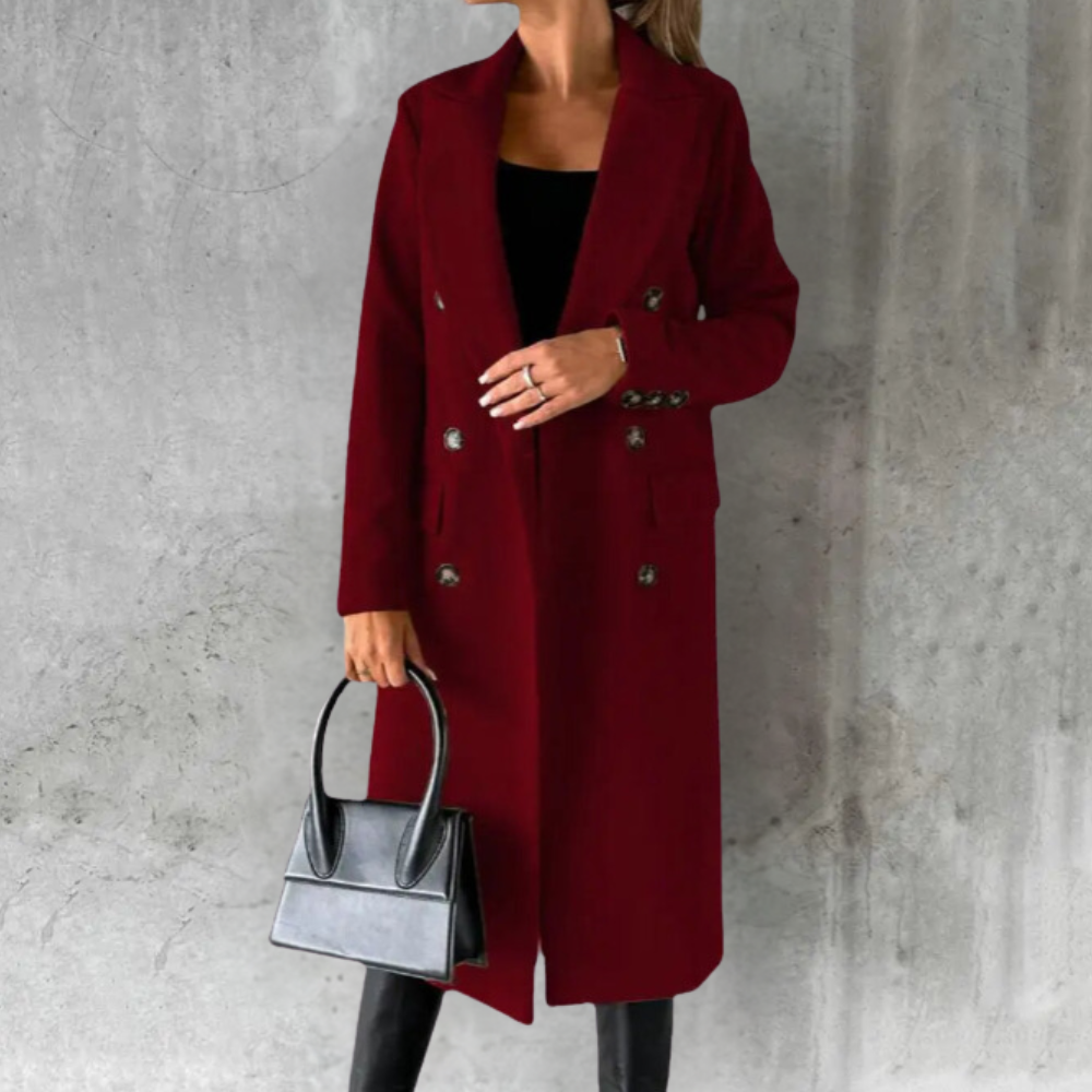 Luciana | Elegant Women's Long Trench Coat – Classic Style with Lasting Comfort