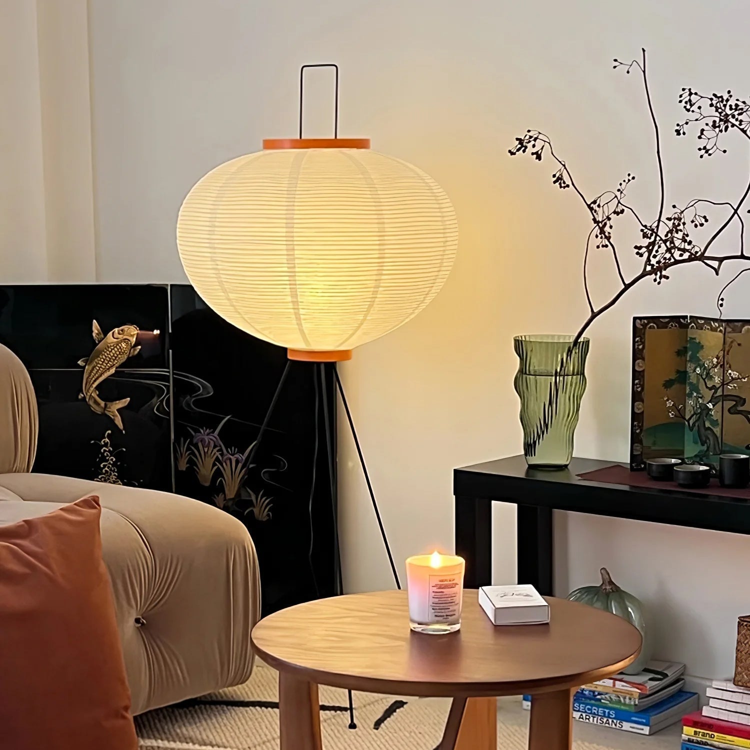 Valorae | Japanese-Inspired Rice Paper Floor Lamp