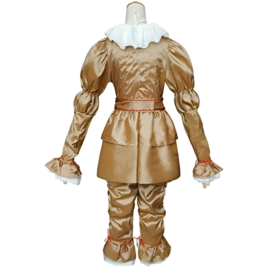 Vintage Clown Halloween Costume | Long Sleeve with Ruffle Detail