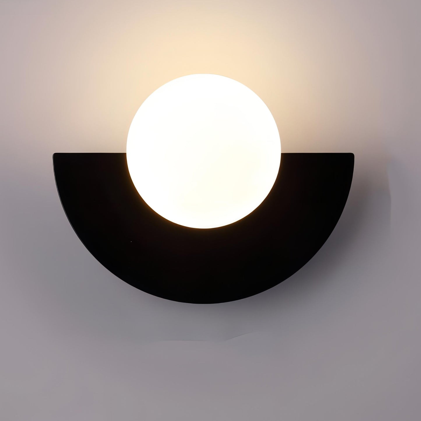 Vionis | Minimalist Nordic Wall Light with Semicircular Design