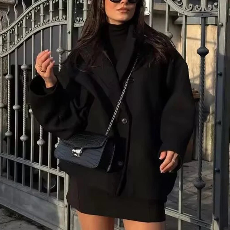 Isadora | Women's Warm Oversized Coat – Cozy Winter Style with Long Sleeves