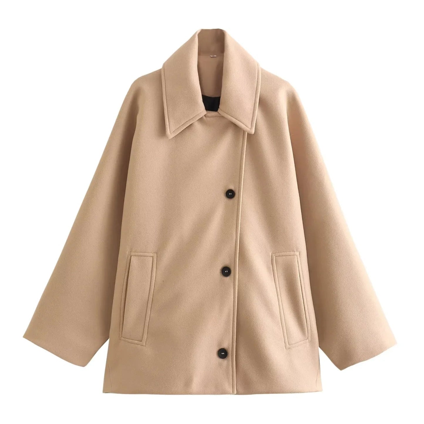 Isadora | Women's Warm Oversized Coat – Cozy Winter Style with Long Sleeves