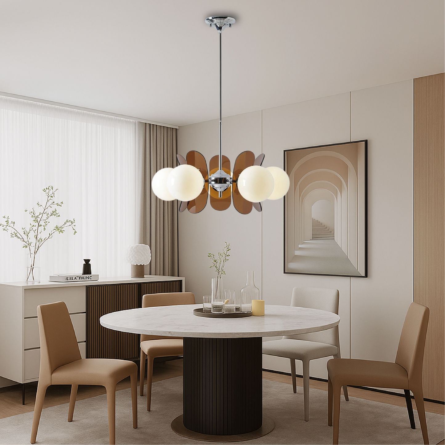 Voltra | Vintage Bauhaus Chandelier for Stylish Homes
