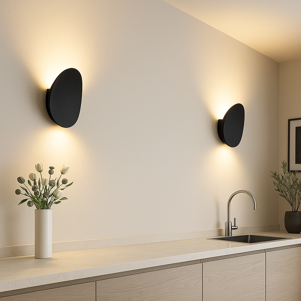 Walluno | (4-Pack) Minimalist Twilight Wall Lamps for Modern Interiors