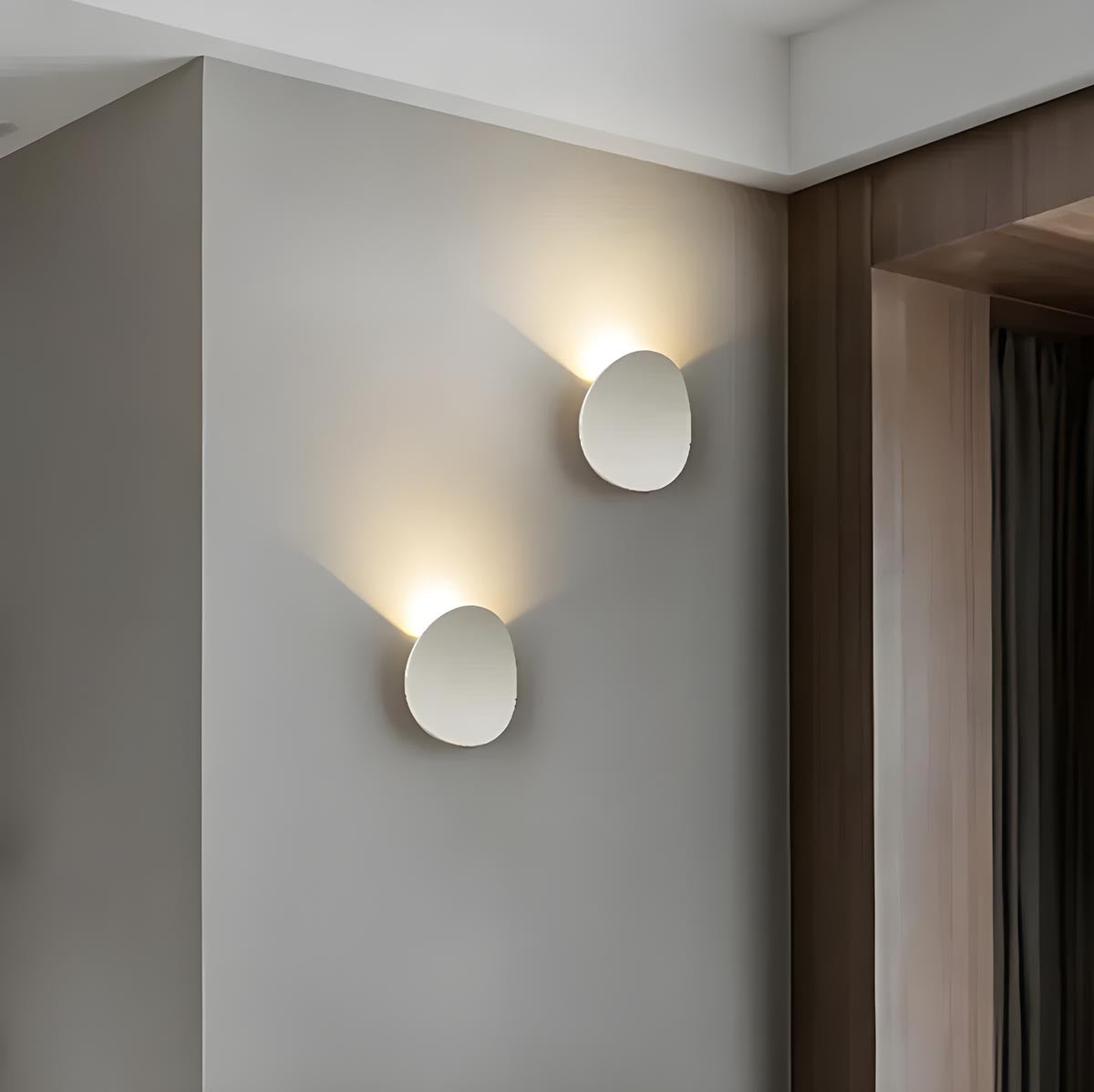 Walluno | (4-Pack) Minimalist Twilight Wall Lamps for Modern Interiors
