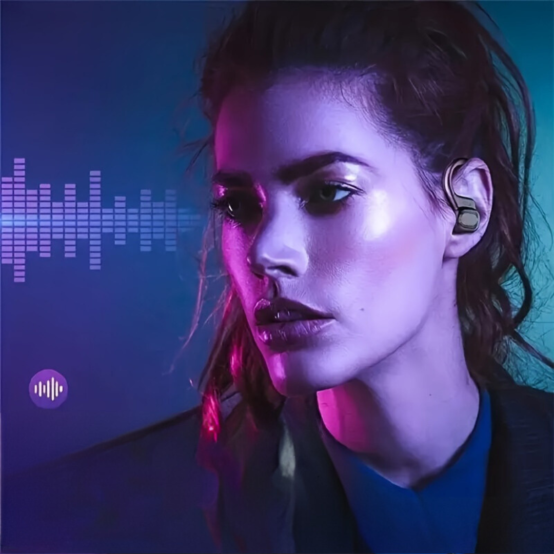 AquaFit Earbuds – Waterproof Bluetooth earbuds with an ergonomic fit and touch control, perfect for athletes.