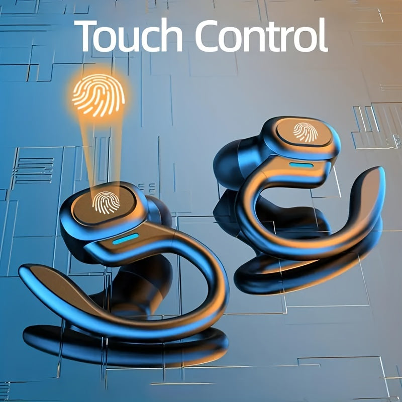AquaFit Earbuds – Waterproof Bluetooth earbuds with an ergonomic fit and touch control, perfect for athletes.