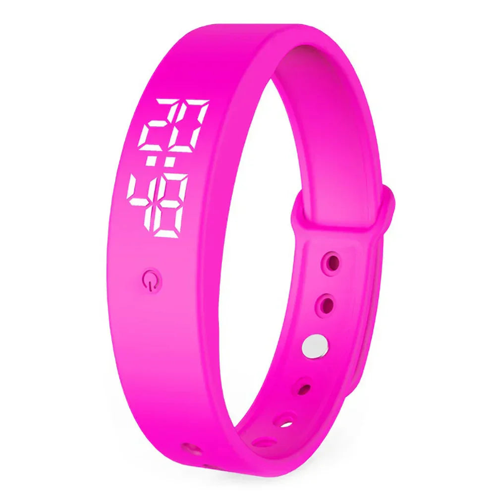 Daily Health Smartwatch with Body Temperature Tracking, Waterproof Build, and Vibration Alert System