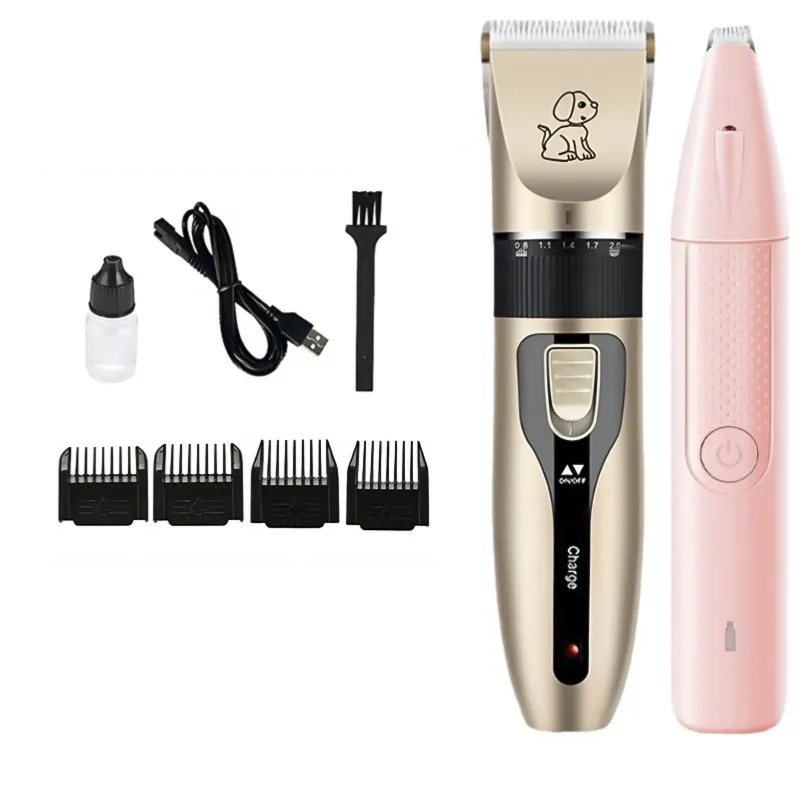 QuietClip Pro Clippers – Whisper-Quiet with a Long-Lasting Battery and Precision Blades for Stress-Free Pet Care.