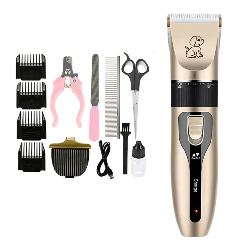 QuietClip Pro Clippers – Whisper-Quiet with a Long-Lasting Battery and Precision Blades for Stress-Free Pet Care.
