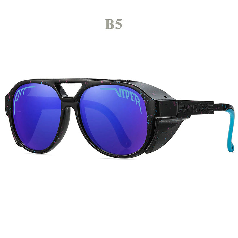 RoadGrip Sunglasses – Windproof motorcycle sunglasses with UV400 protection.