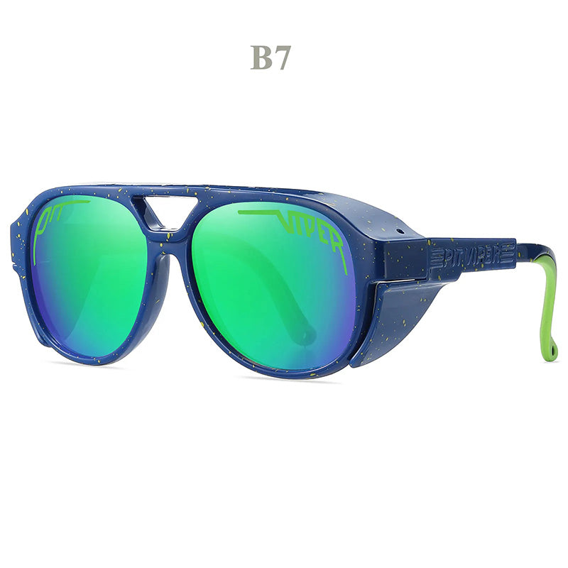 RoadGrip Sunglasses – Windproof motorcycle sunglasses with UV400 protection.