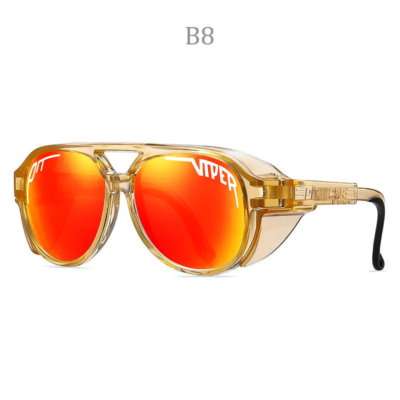 RoadGrip Sunglasses – Windproof motorcycle sunglasses with UV400 protection.