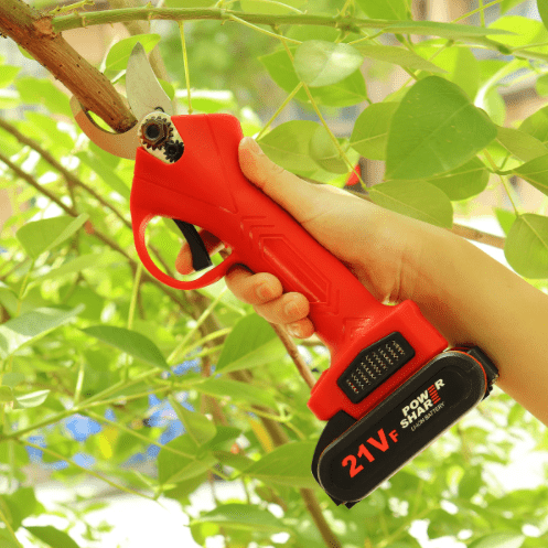 TrimForce – Rechargeable Electric Secateurs with Sharp Tungsten Blade for Garden Work