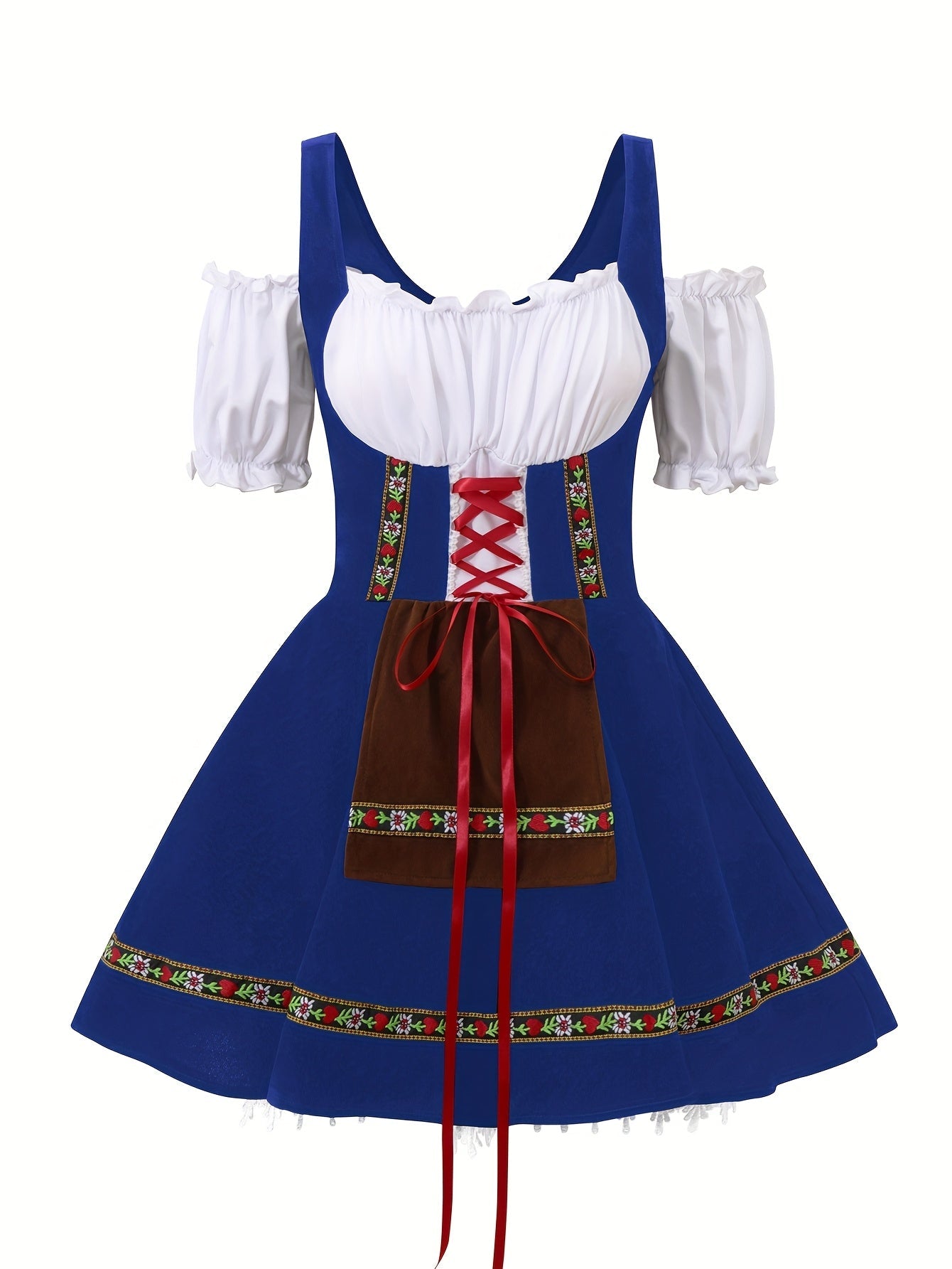 Plus Size Bavarian Mini Dress | Women’s Puff Sleeve Halloween Costume