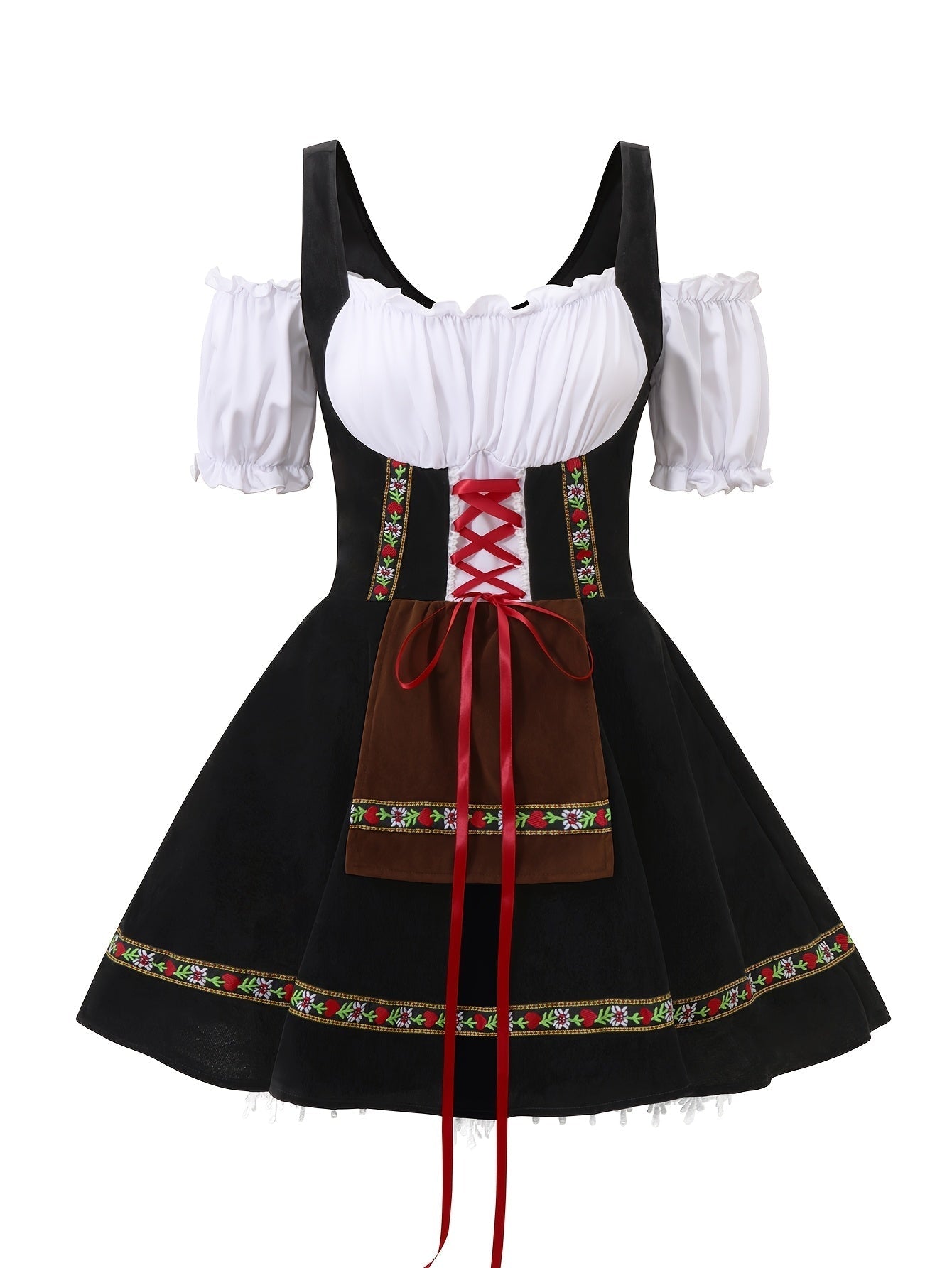 Plus Size Bavarian Mini Dress | Women’s Puff Sleeve Halloween Costume