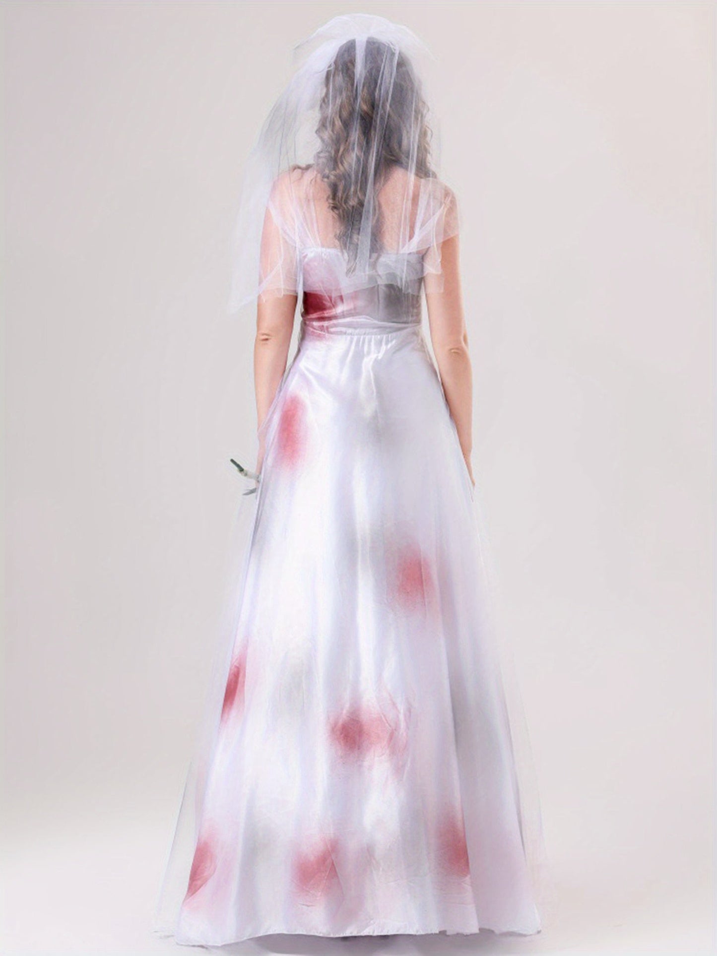 Women’s Bloody Maxi Dress | Spooky Corpse Bride Halloween Costume