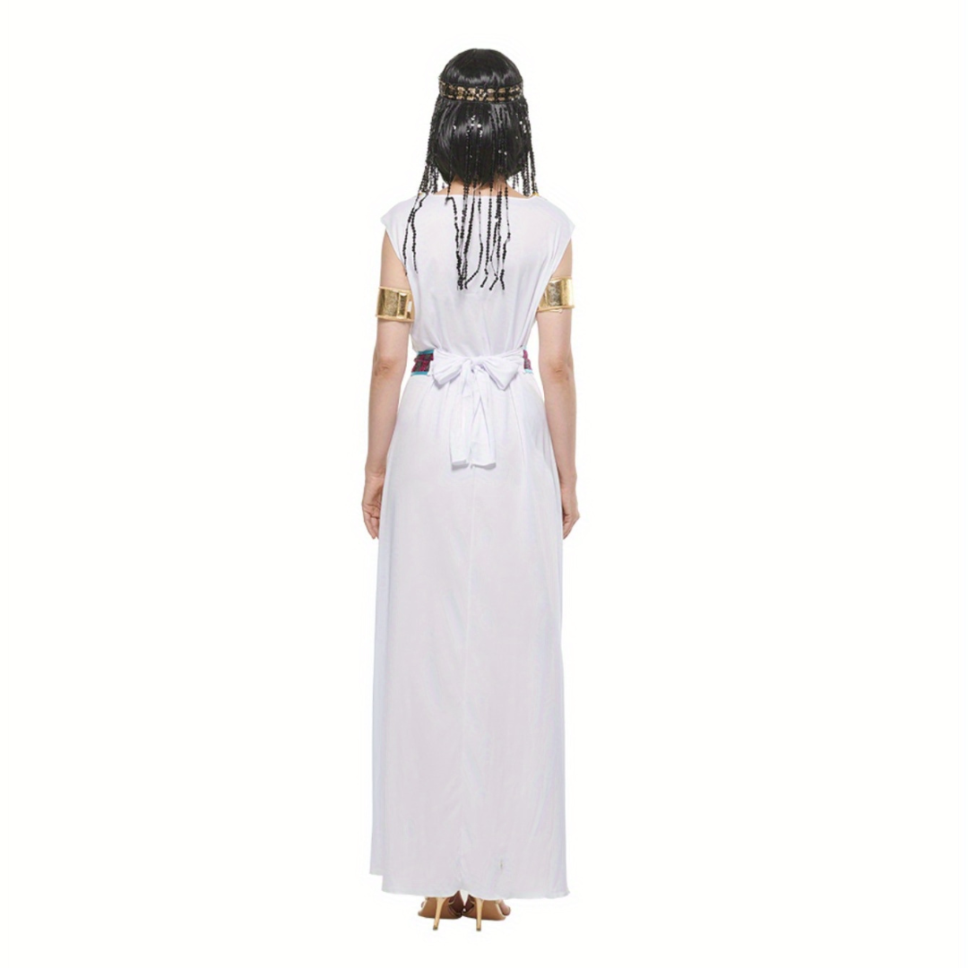 Women’s Sleeveless Cleopatra Maxi Dress | Royal Halloween Costume