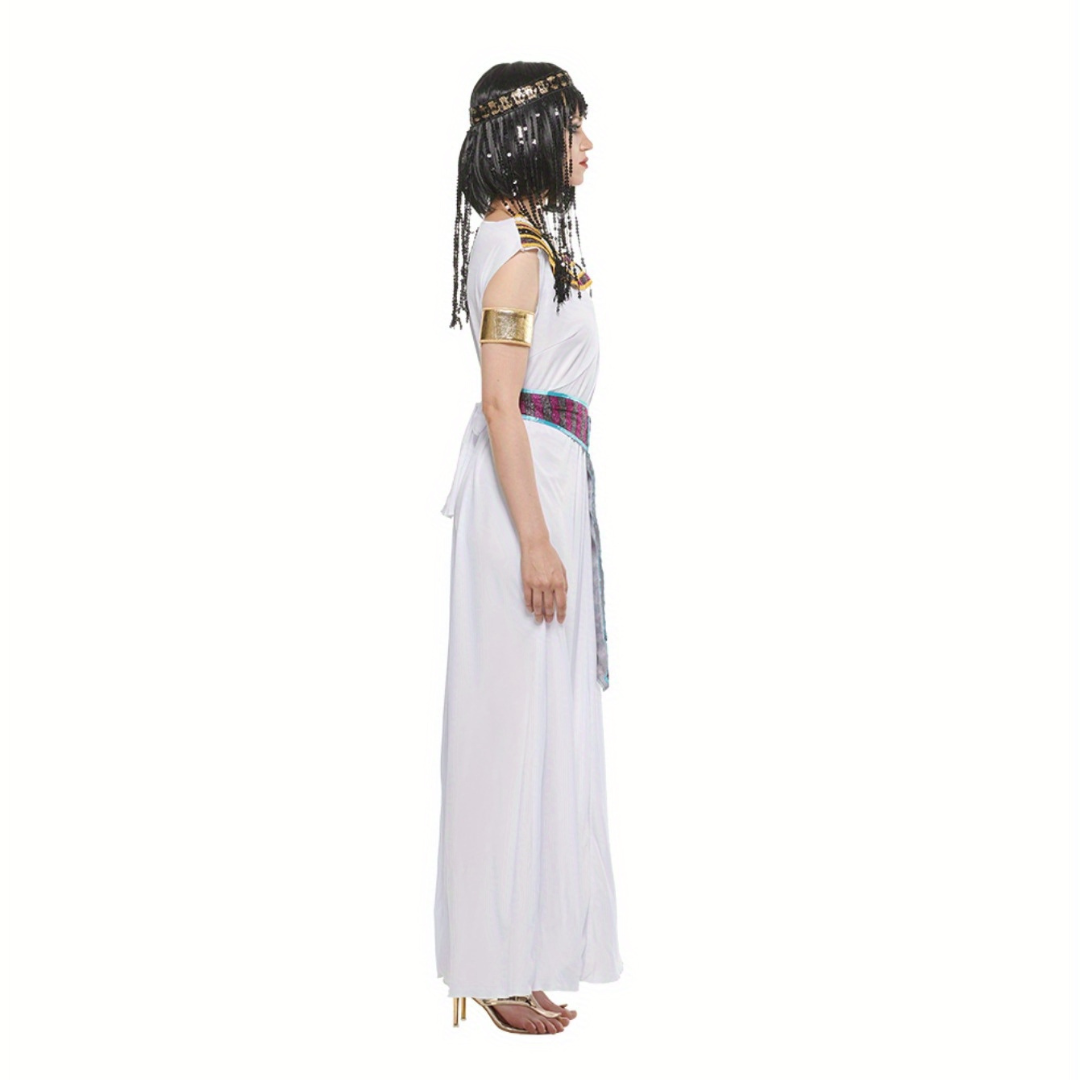 Women’s Sleeveless Cleopatra Maxi Dress | Royal Halloween Costume