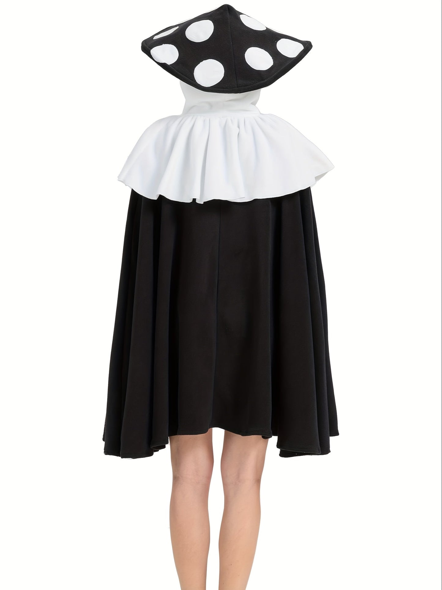 Women’s Oversized Mushroom Cape | Hooded Fantasy Halloween Costume Cloak