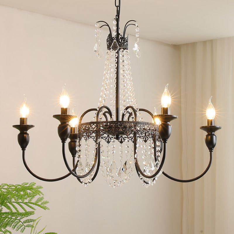 Zeniva | Vintage Crystal Chandelier for Bedroom Elegance