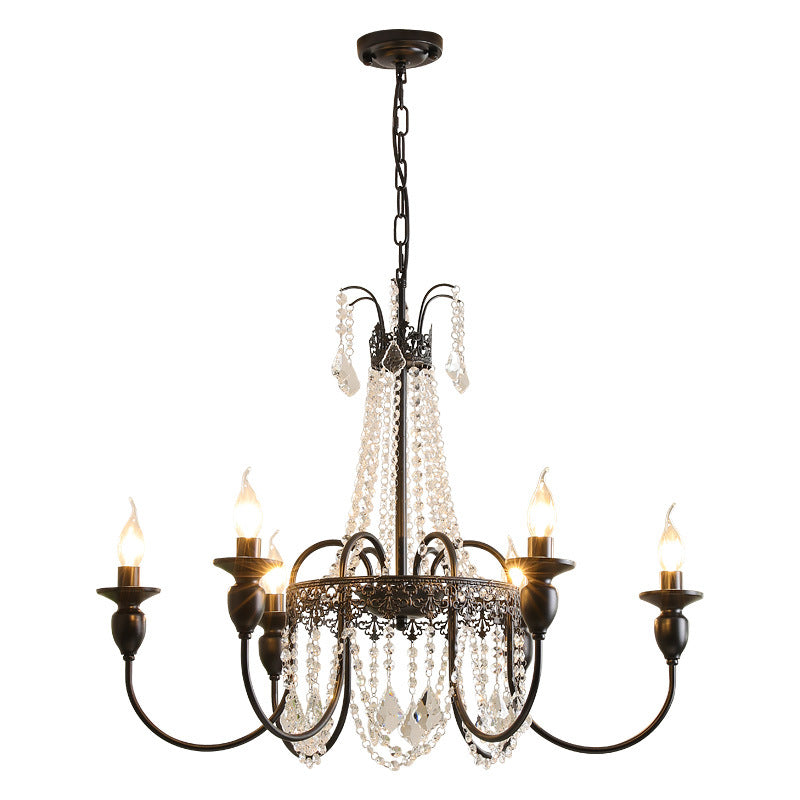 Zeniva | Vintage Crystal Chandelier for Bedroom Elegance