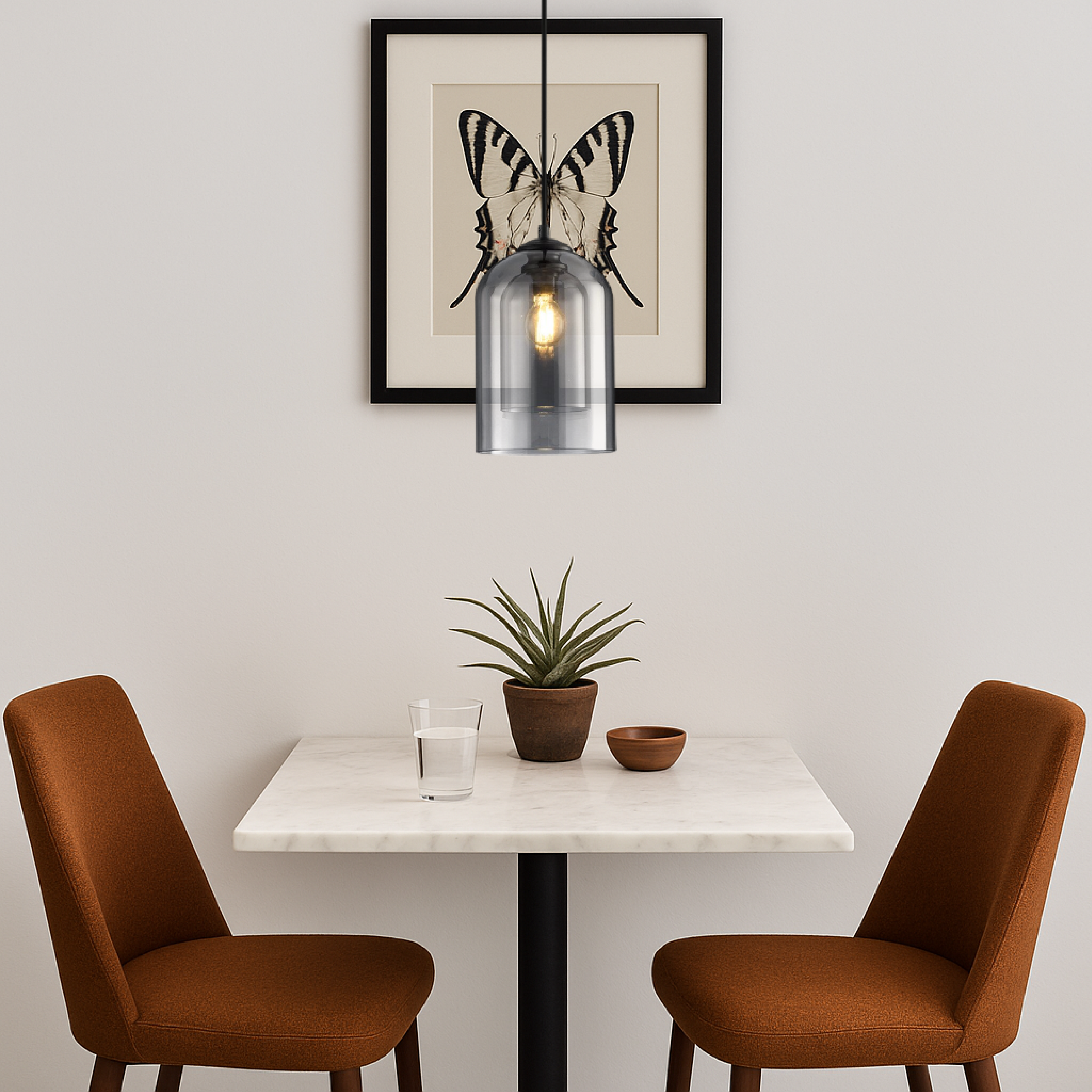 Zenylo | Minimalist Glass Pendant Light for Home & Office
