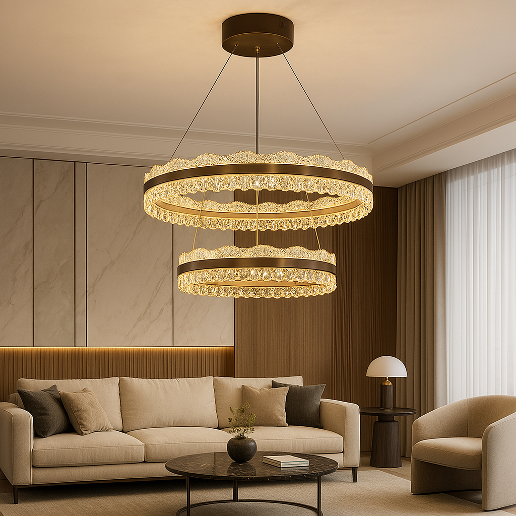Zenyra | Luxurious 2-Tier Chandelier