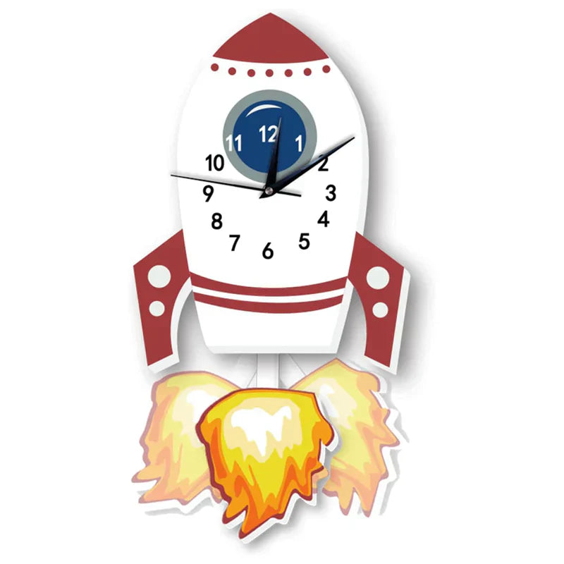 JungleRhythm Pendulum Clock – ZooClock's Kids' Pendulum Timepiece featuring a playful design that adds a whimsical touch to any room.