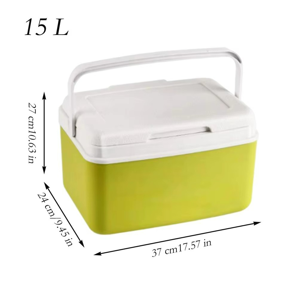 Portable Food and Beverage Cooler for Camping and Beach Use