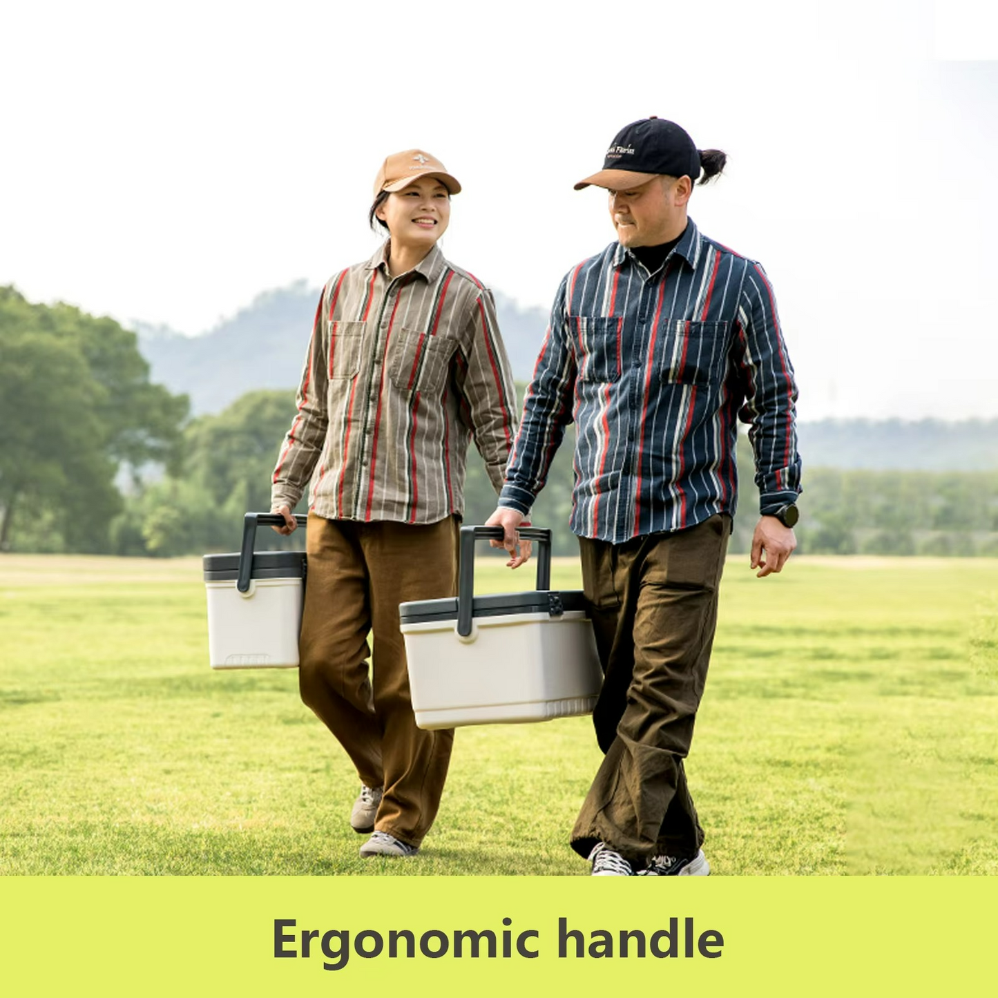 Portable Ice Chest High Capacity Cooler Box for Camping and Travel