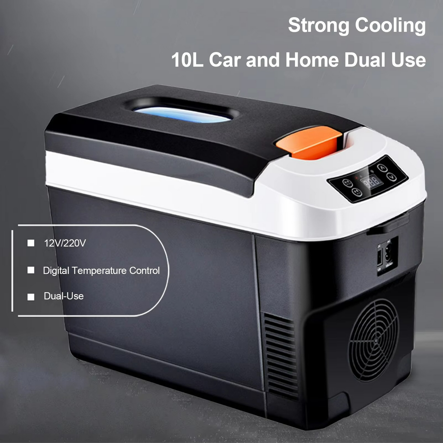 Insulated Car Fridge and Cooler Box Lightweight and Versatile