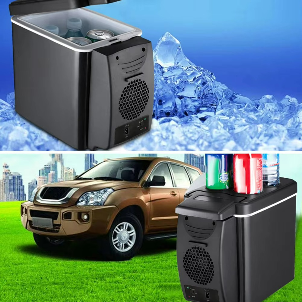 Compact Car Fridge and Insulated Cooler Box for Travel