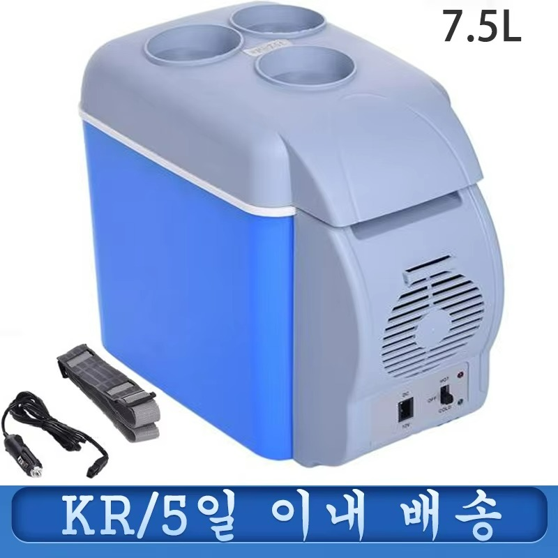 Compact Car Fridge and Insulated Cooler Box for Travel