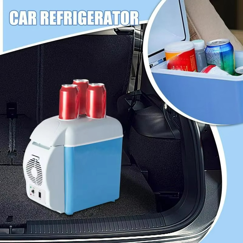 Insulated Auto Cooler and Warmer Box with Built-in Refrigerator Function