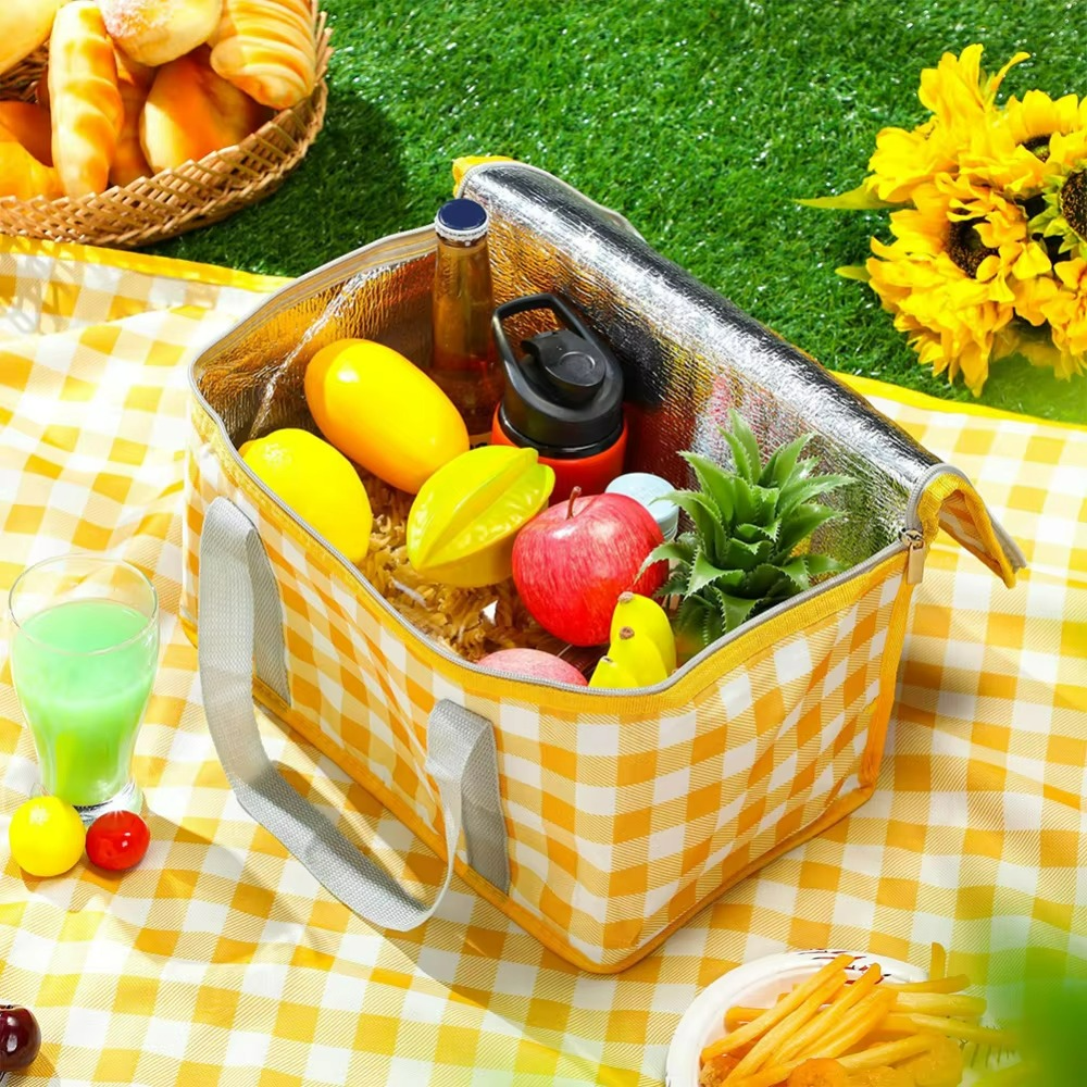 Picnic and Camping Bento Bag with Insulated Cooler Function