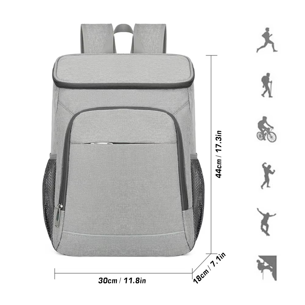 Picnic and Camping Backpack with Insulated Cooler for Hiking