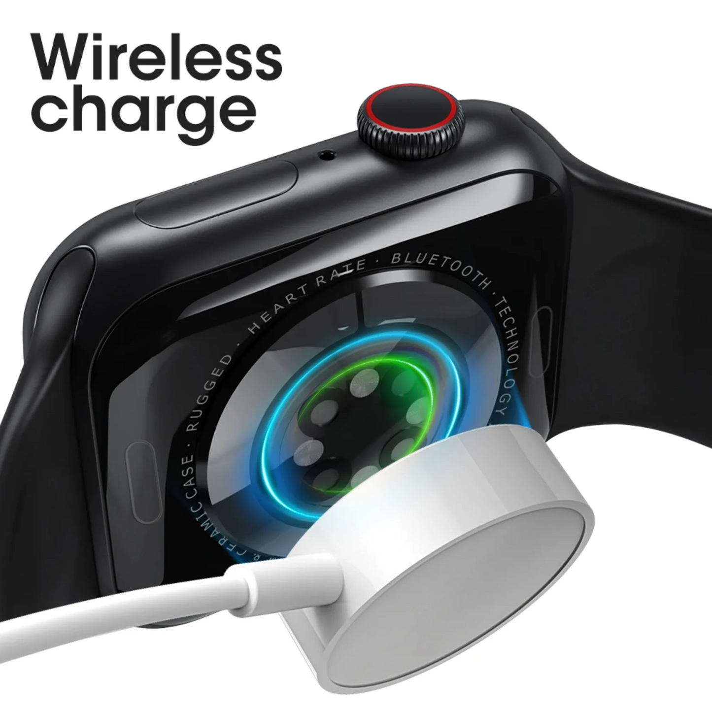 Waterproof Smartwatch IP68 – 1.9" AMOLED Display with Health Monitor & Sports Functions