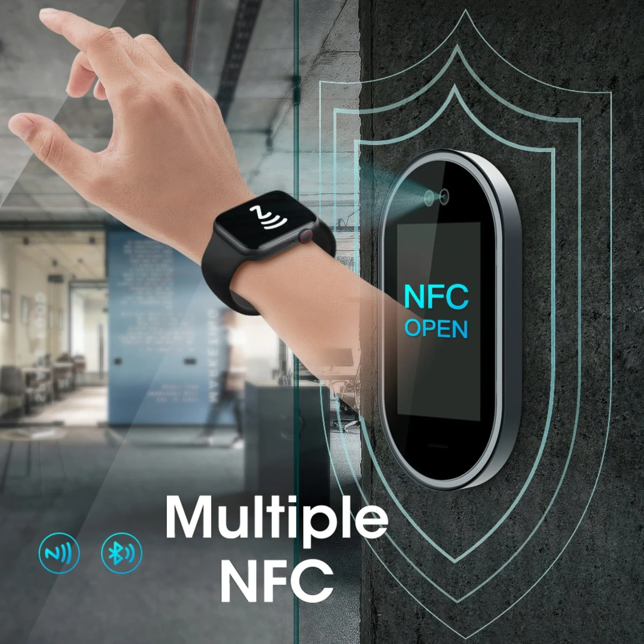 Waterproof Smartwatch IP68 – 1.9" AMOLED Display with Health Monitor & Sports Functions