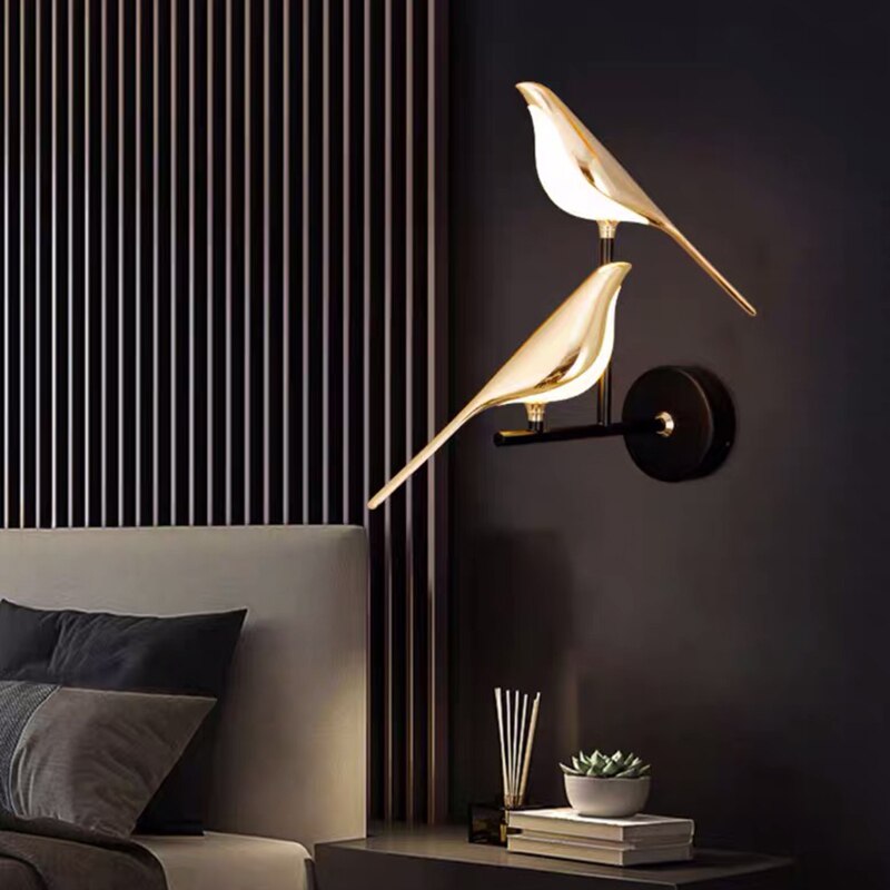 LED Wall Lamp with Bird Design – Stylish Decorative Light for Modern Living Spaces