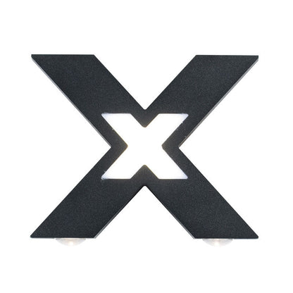 X-Lume Pro – Weatherproof X-Shape LED Wall Light for Enhanced Exterior Illumination