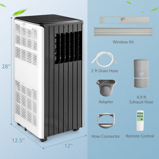 Compact Indoor AC with Dehumidifier – 10000 BTU Cooling Unit for 350 Sq.Ft Rooms | Smart Relief | Ideal for Home & Office Use